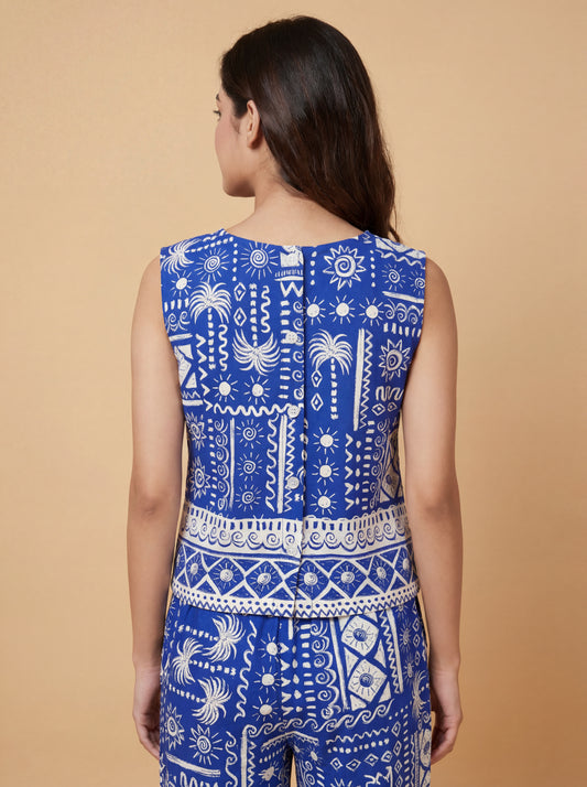 Electric Blue Tribal Set