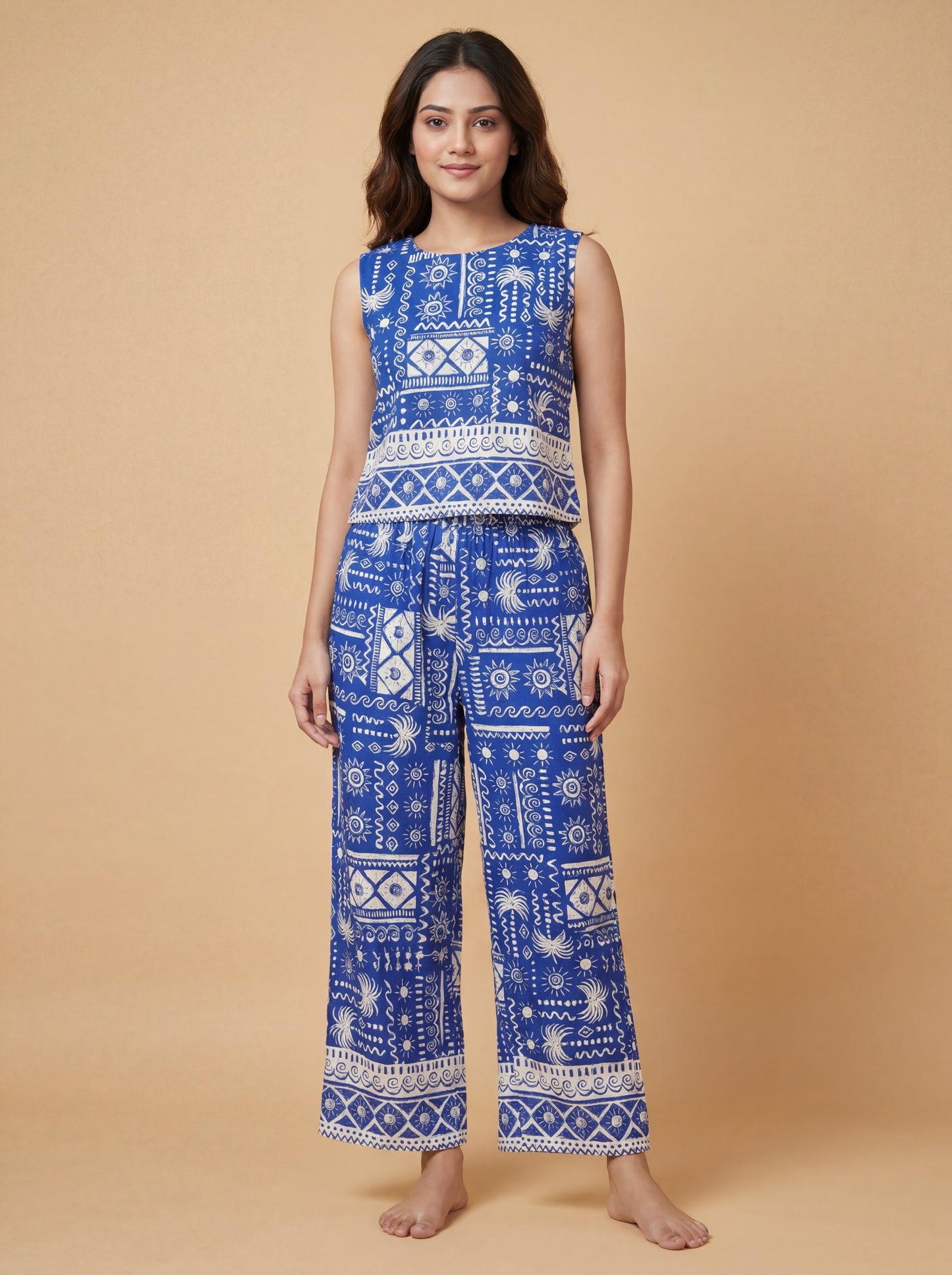 Electric Blue Tribal Set