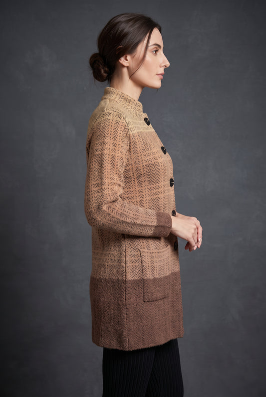 Chestnut Ombre Cardigan