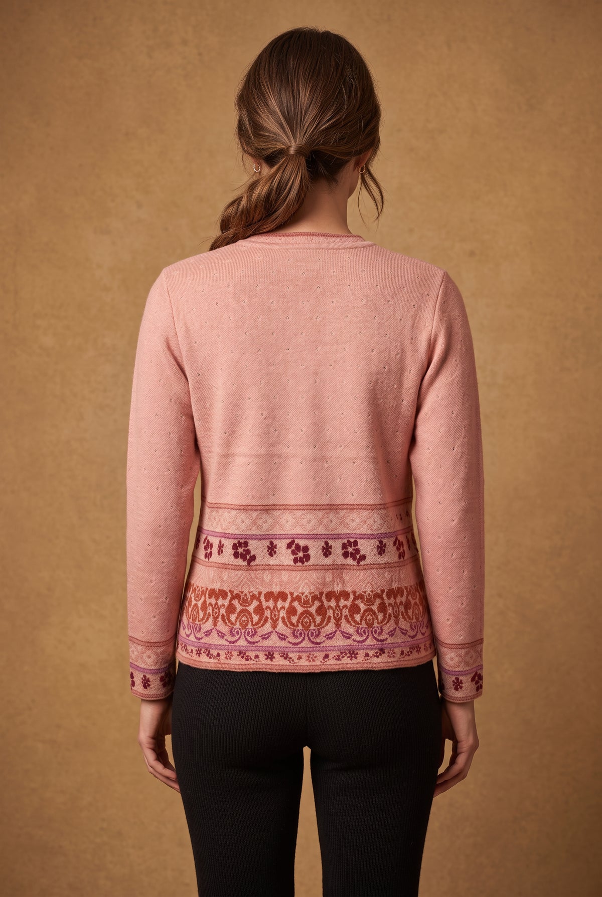 Rose Damask Cardigan