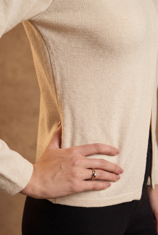 Ivory Mirror Cardigan