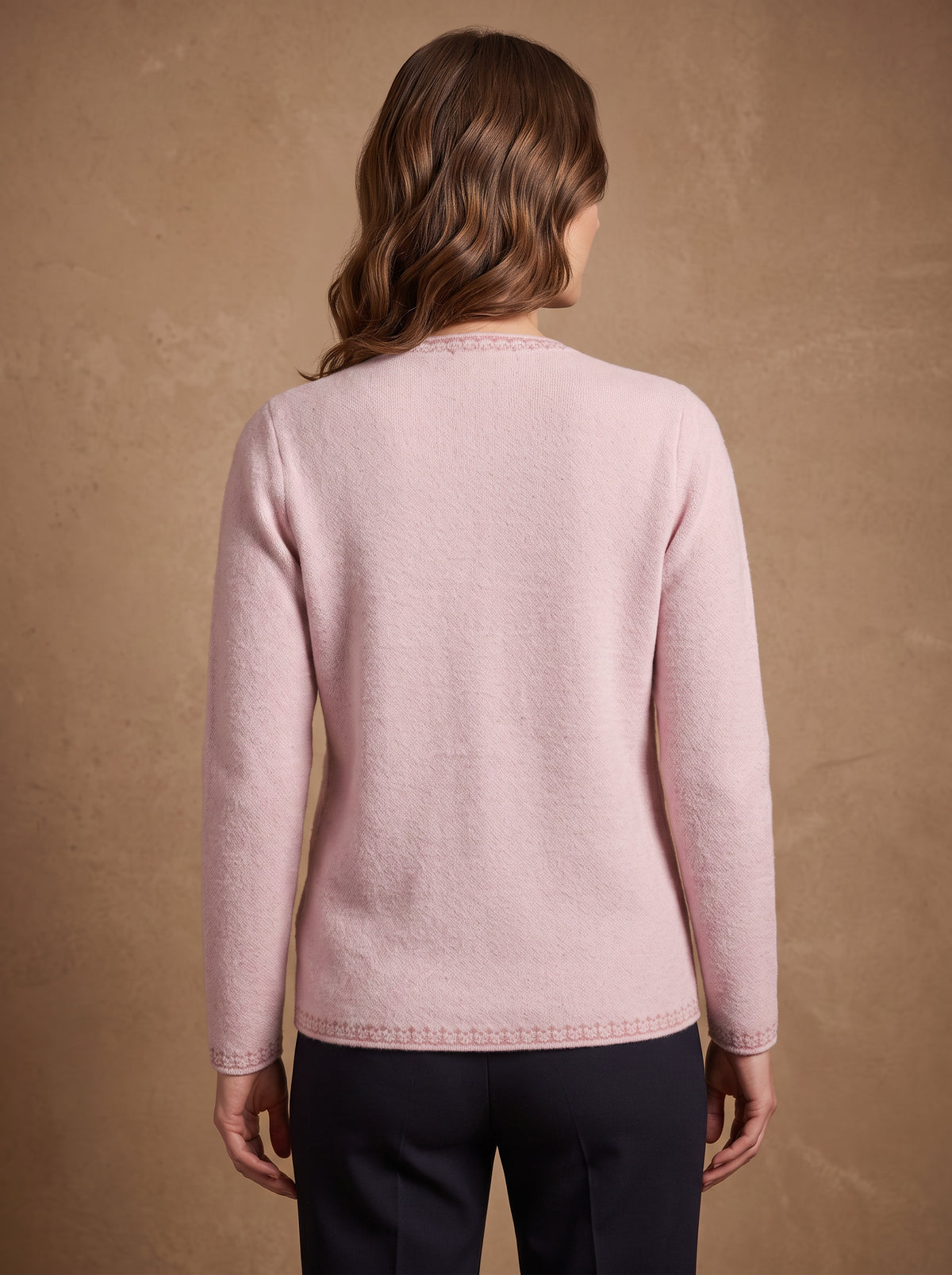 Blush Pearl Scallop Cardigan