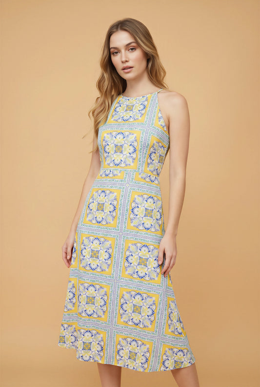 Sunlit Mosaic Dress