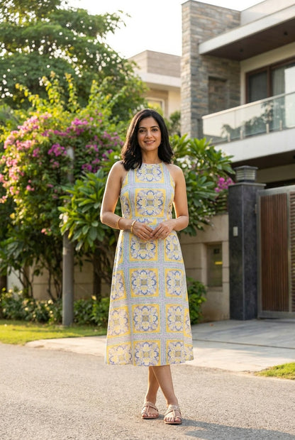 Sunlit Mosaic Dress