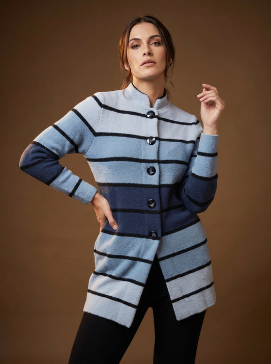 Coastal Stripe Cardigan