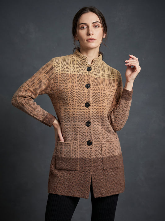 Chestnut Ombre Cardigan