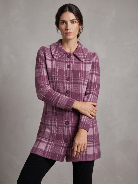 Wildrose Tartan Cardigan
