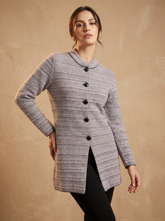 Silver Marl Cardigan