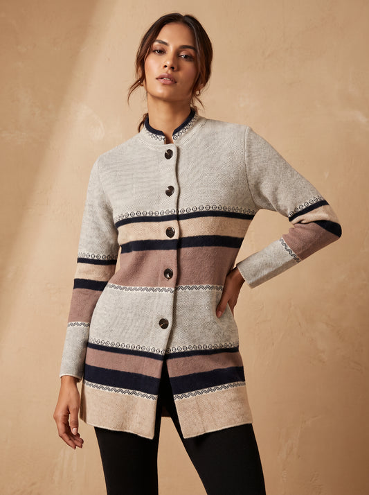 Nordic Frost Cardigan