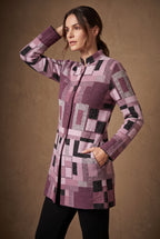 Lachi Women's Colour Block Prism Knitted Cardigan