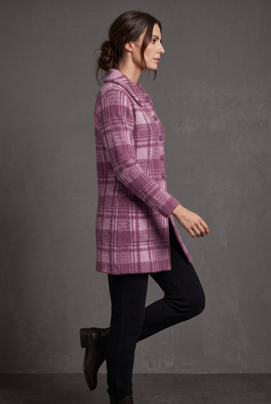 Wildrose Tartan Cardigan