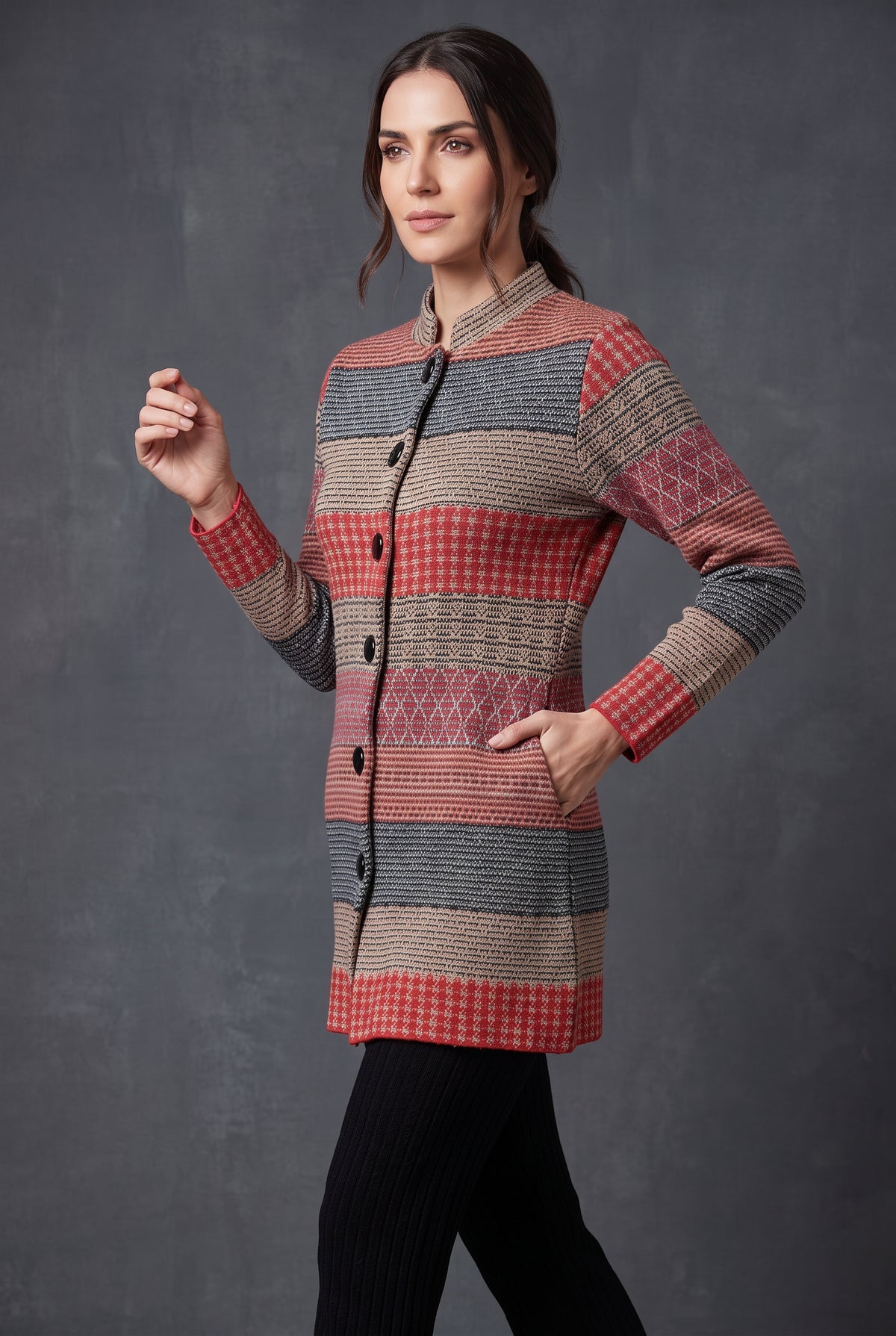 Ember Stripe Cardigan