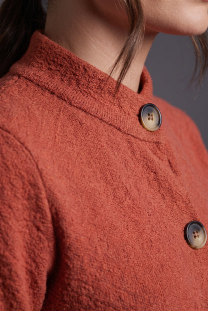 Terracotta Longline Cardigan