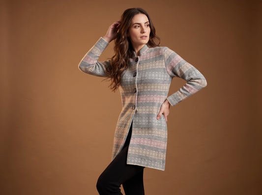 Pastel Stripe Cardigan