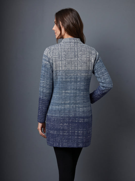 Indigo Ombre Coatigan