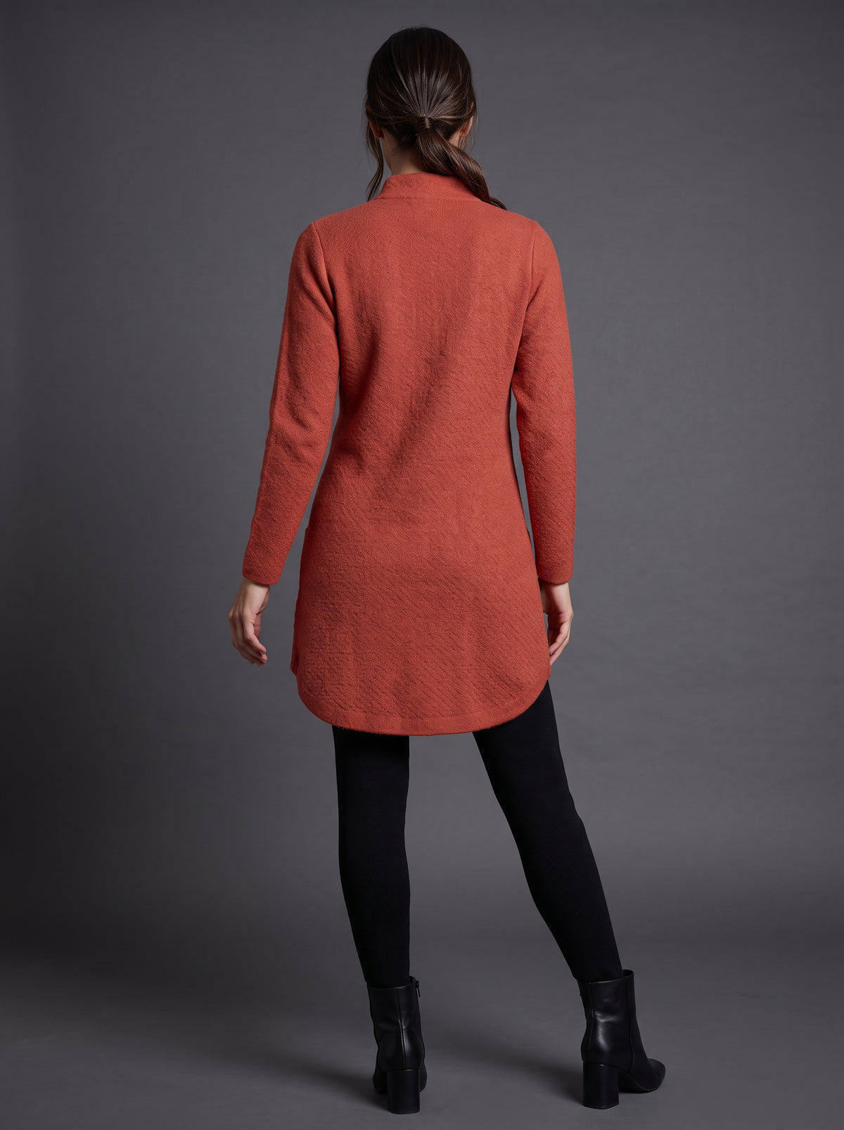 Terracotta Longline Cardigan