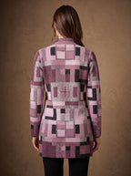 Lachi Women's Colour Block Prism Knitted Cardigan