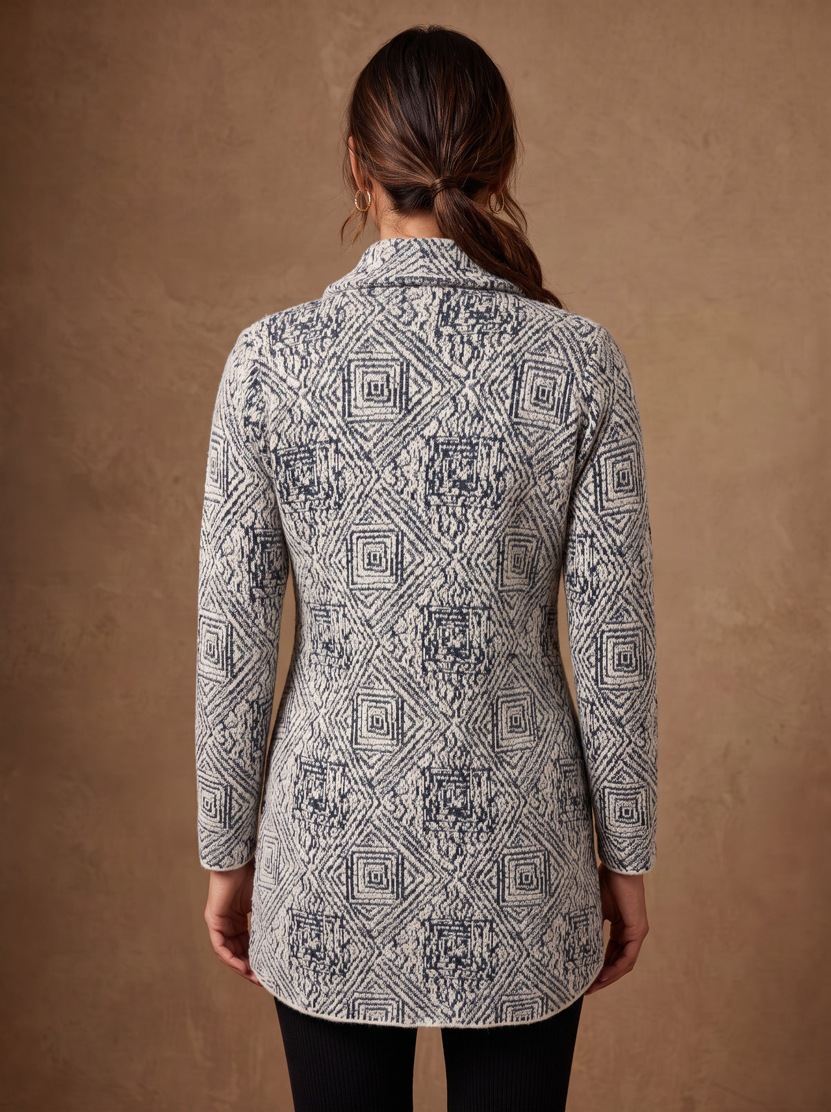 Lachi Women's Frost Aztec Print Knitted Cardigan