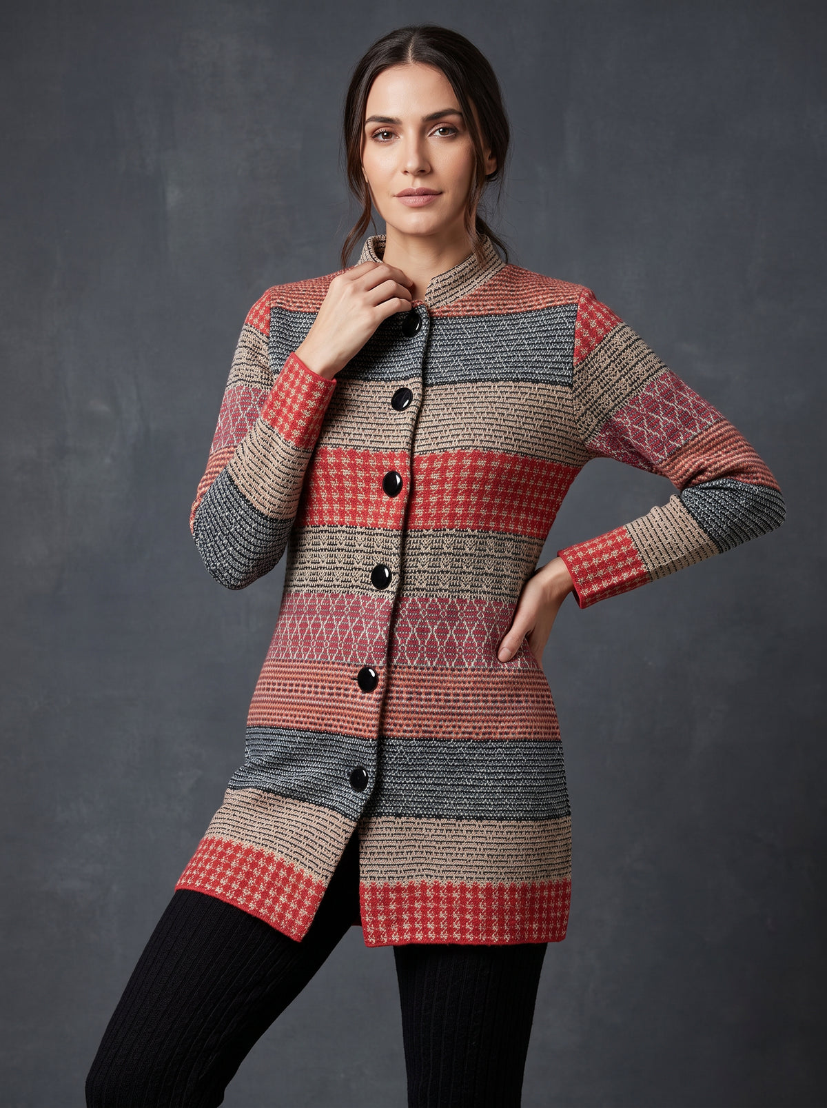 Ember Stripe Cardigan