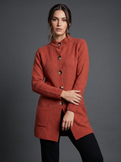 Terracotta Longline Cardigan