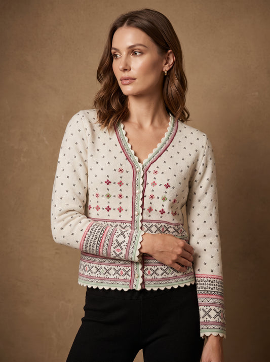 Ivory Lace Cardigan