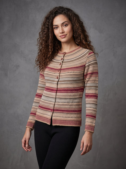 Sandstone Stripe Cardigan