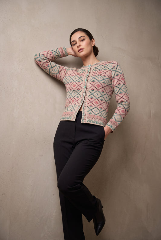 Diamond Lattice Cardigan