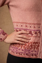 Lachi Women's Damask Border Knitted Cardigan