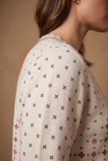 Ivory Lace Cardigan