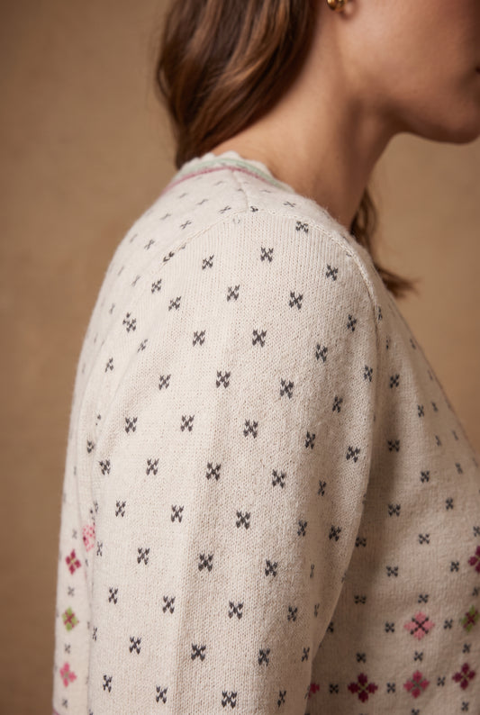 Ivory Lace Cardigan