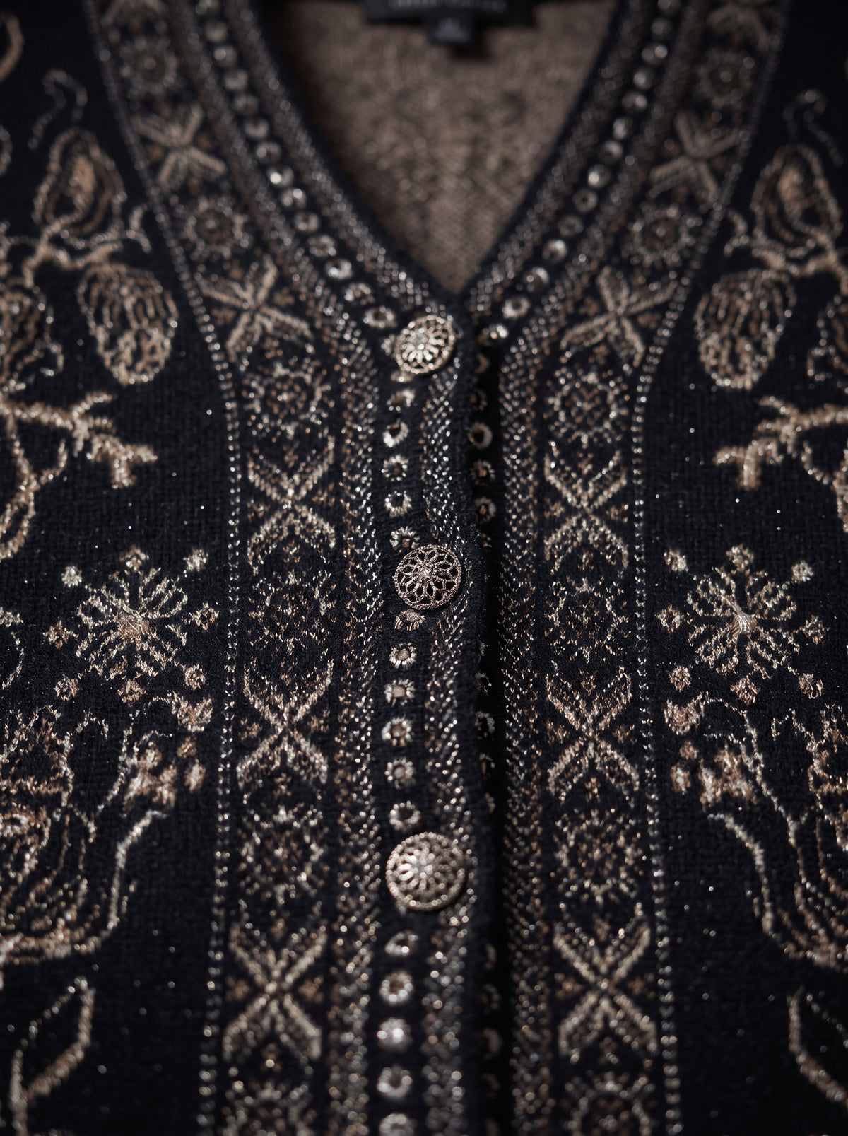 Black Gold Rose Cardigan