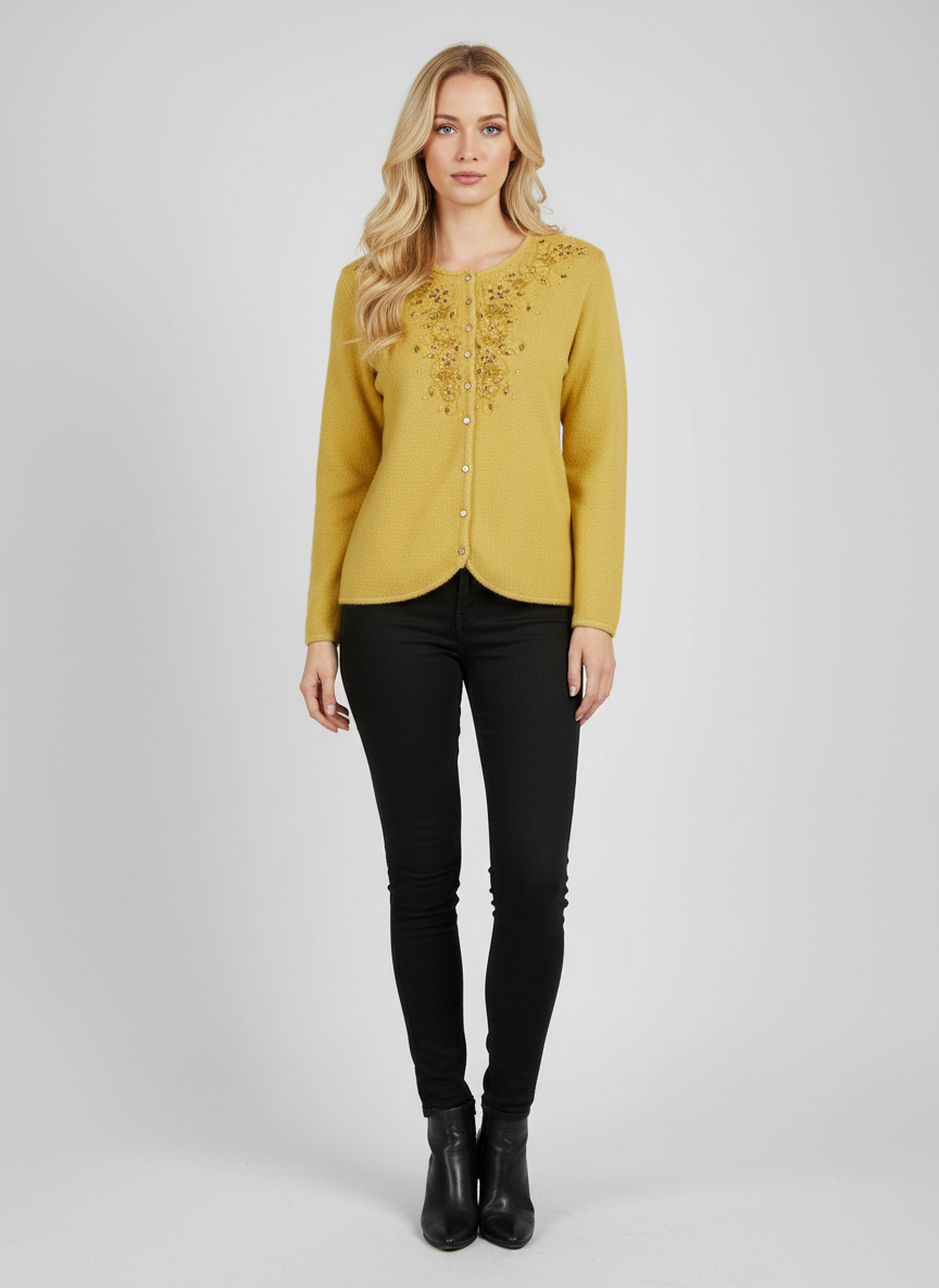Lachi Honeydew Cardigan