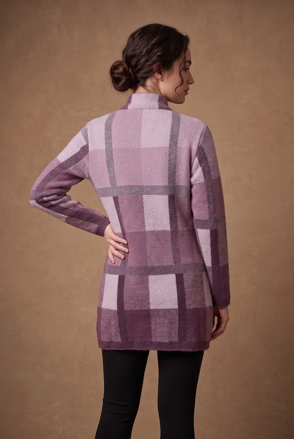 Orchid Highland Knit Cardigan 2
