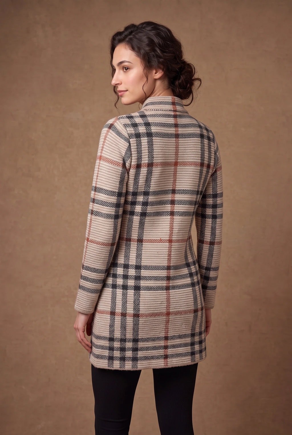 Lachi Women's Heritage Tartan Check Knitted Cardigan