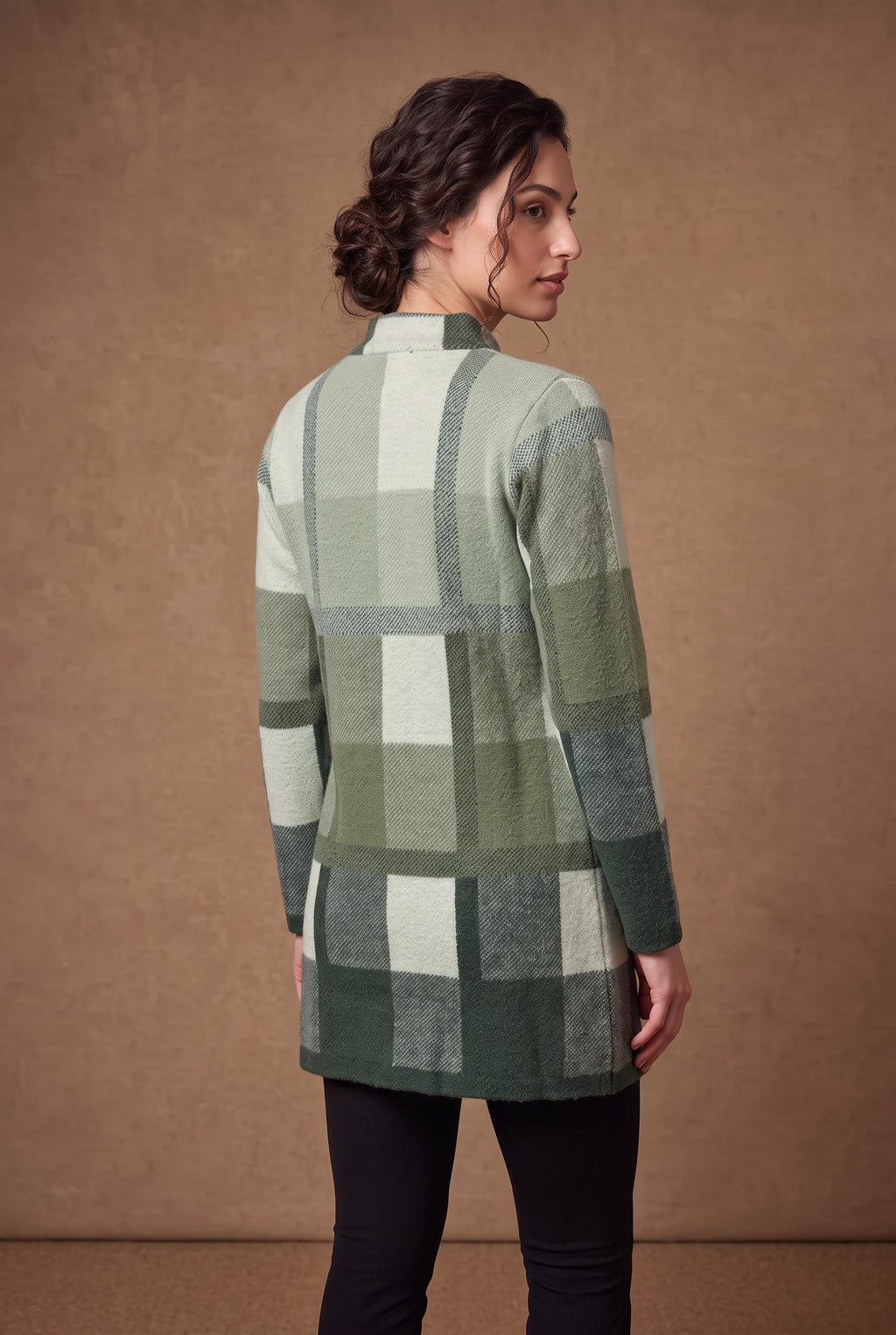 Lachi Women's Highland Check Knitted Cardigan