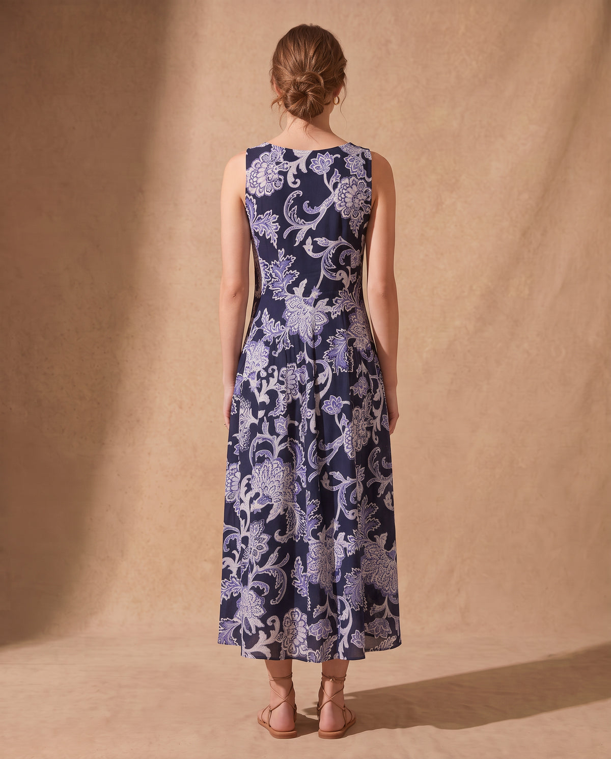 Lachi Women's Paisley Print Polyester Maxi Dress