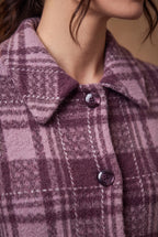 Wildrose Tartan Check Knitted Cardigan 3