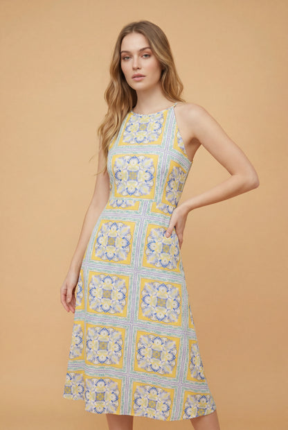 Sunlit Mosaic Dress