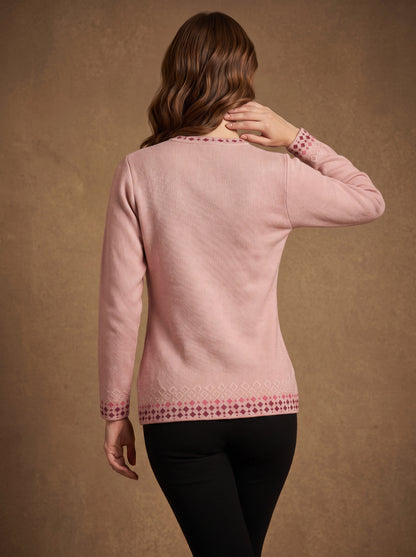Blush Mirror Bloom Cardigan