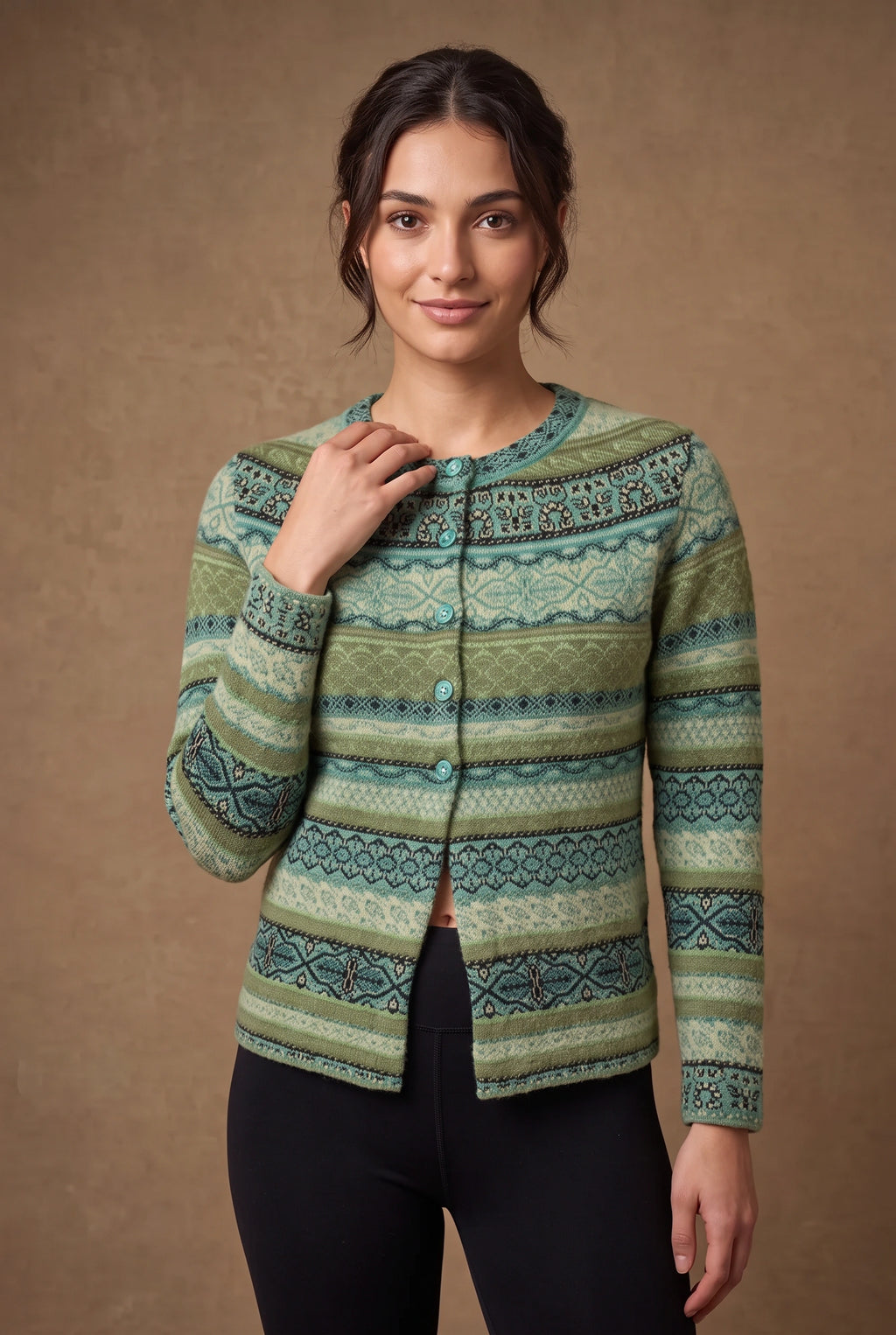 Lachi Women's Brocade Knitted Cardigan