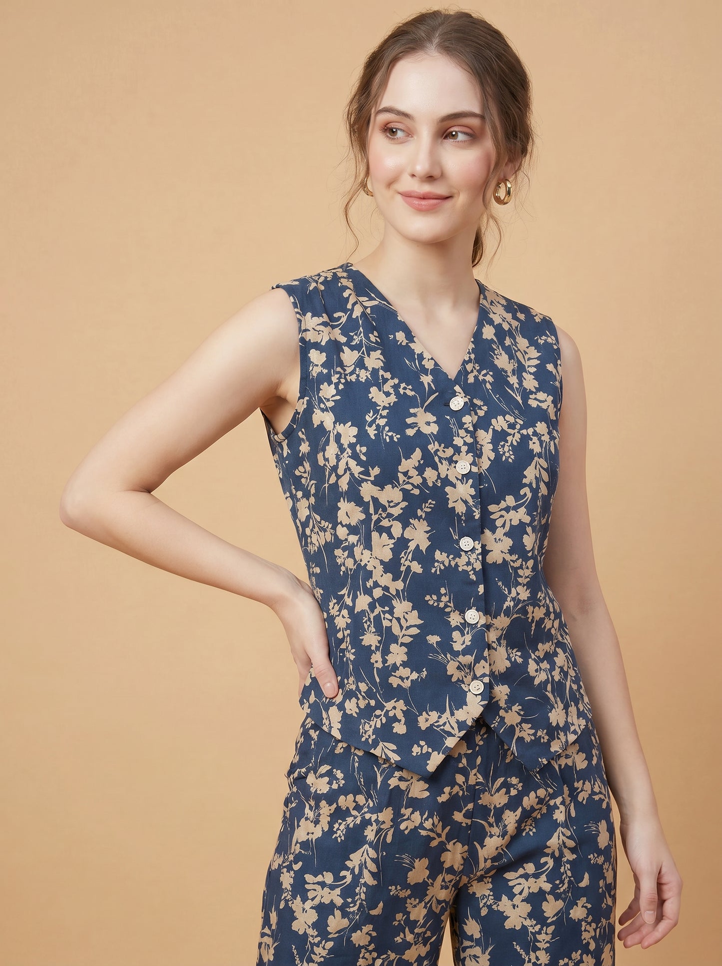 Midnight Blossom Co-ord Set