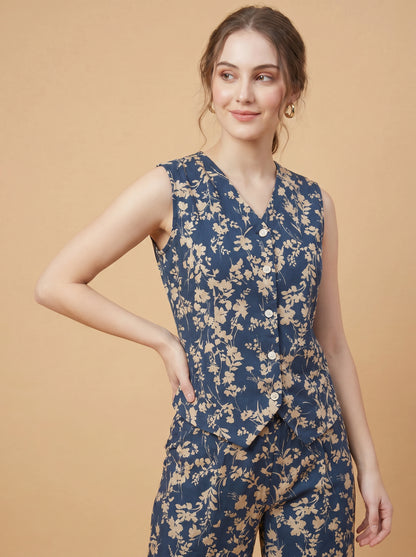 Midnight Blossom Co-ord Set