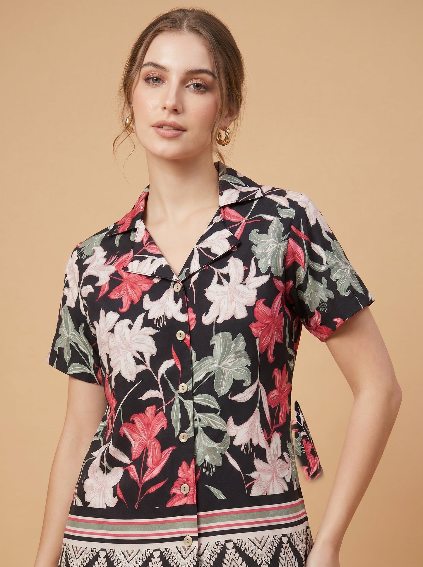 Noir Blossom Co-ord Set