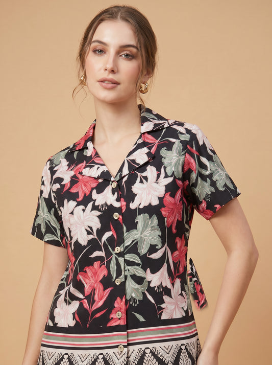 Noir Blossom Co-ord Set