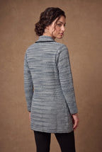 Lachi Women's Houndstooth Tweed Knitted Cardigan