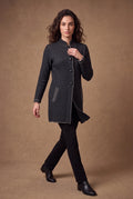Lachi Women's Contrast Trim Longline Knitted Cardigan