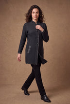 Lachi Women's Contrast Trim Longline Knitted Cardigan