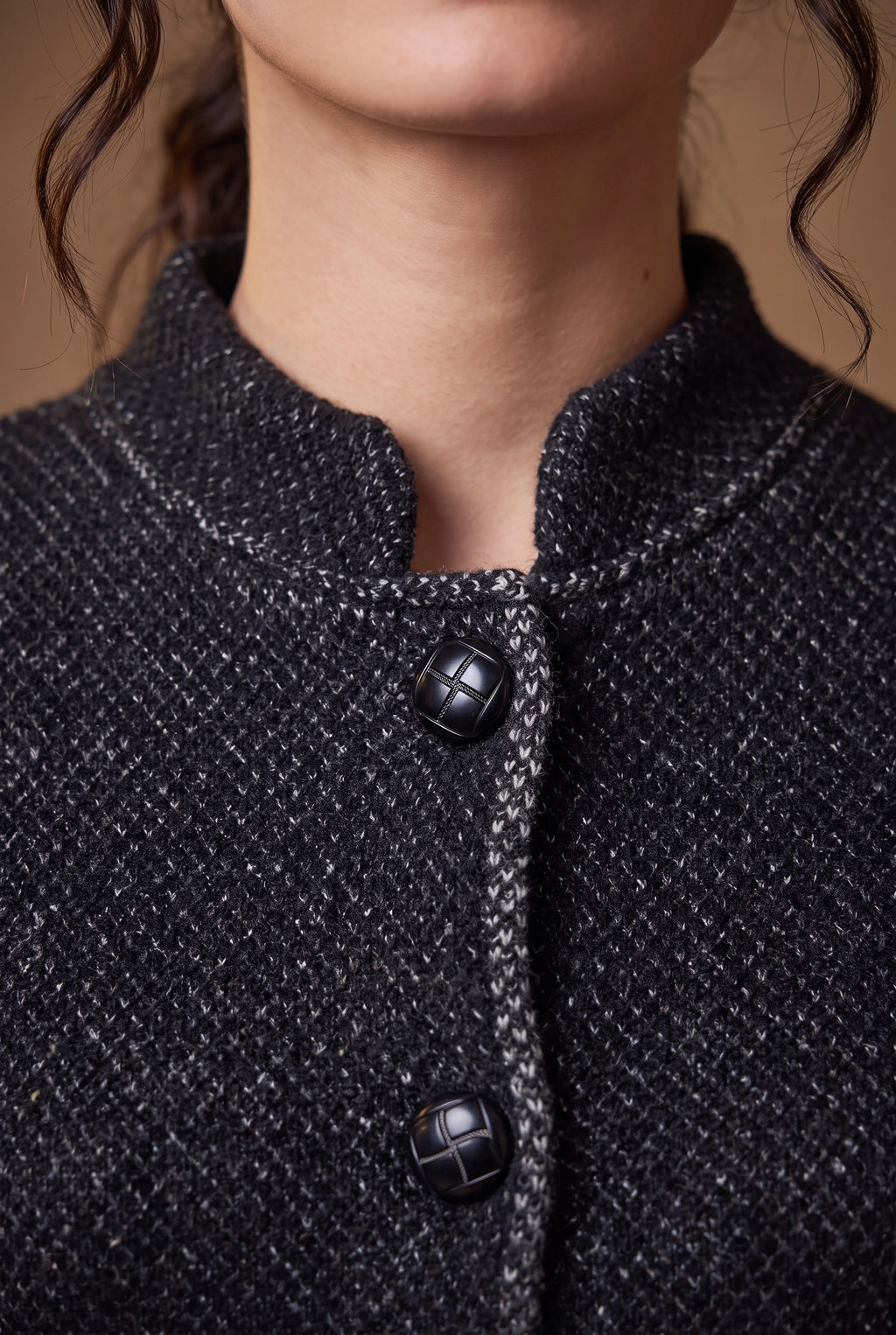 Lachi Women's Contrast Trim Longline Knitted Cardigan