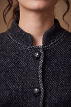 Lachi Women's Contrast Trim Longline Knitted Cardigan