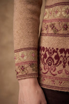 Camel Gold Fleck Knitted Cardigan 4